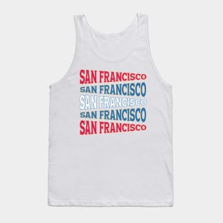 TEXT ART USA SAN FRANSISCO Tank Top